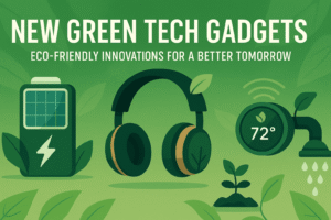 New Green Tech Gadgets Eco Friendly Innovations