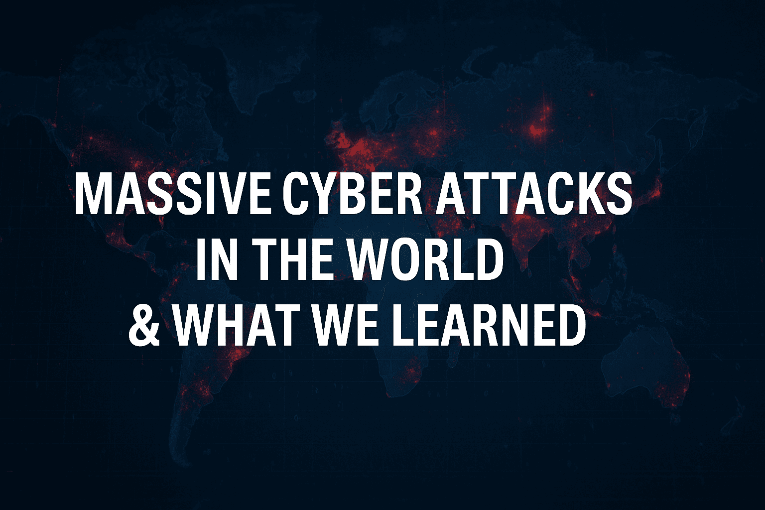 Massive Cyber Attacks in The World & What We Learned